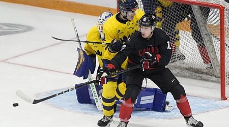 Red Wings prospect Axel Sandin-Pellikka leading Sweden at world juniors