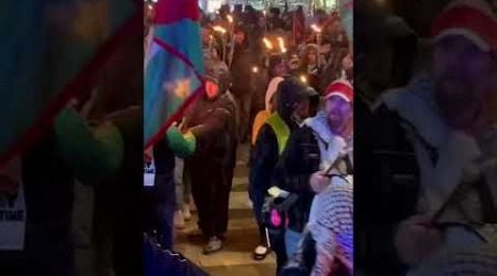 Hundreds abandon New Year celebrations, hold pro-Palestine rally in Sweden