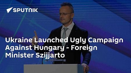 Ukraine Launched Ugly Campaign Against Hungary - Foreign Minister Szijjarto