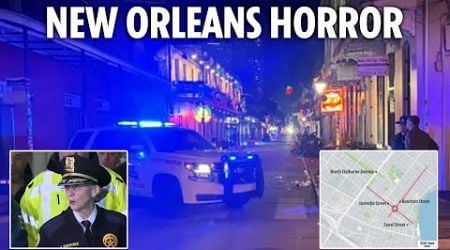 &#39;Mass casualties&#39; after driver rams truck into NYE crowds &amp; &#39;fires weapon&#39; in New Orleans