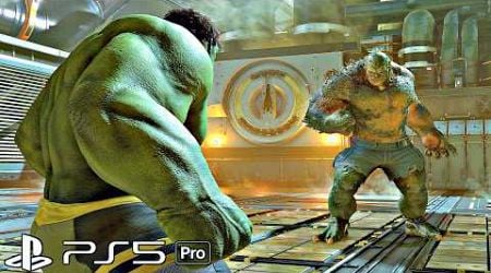 AVENGERS (PS5 Pro) HULK Vs Abomination Boss Fight 4K 60FPS