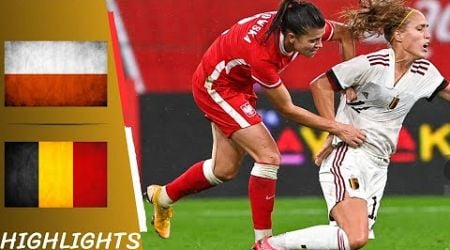 Poland vs Belgium | Women&#39;s World Cup qualification - Highlights All Goals 17/09/21