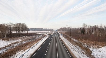 Icy roads in some parts of Latvia on Thursday