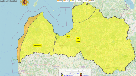 Snow and strong wind expected throughout Latvia on January 2