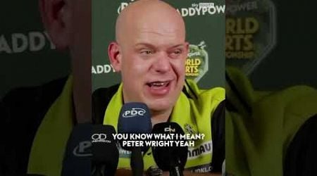 Michael van Gerwen hits back at Peter Wright describing Callan Rydz as the favourite