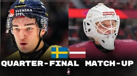 Sweden and Latvia QF Match-Up | 2025 #WorldJuniors