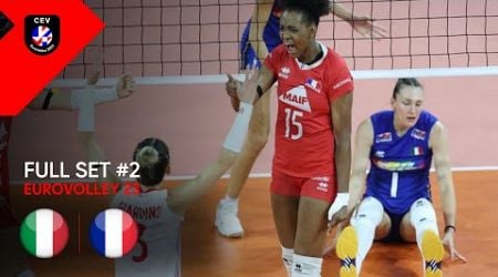 FULL 2nd SET: Italy vs France I CEV EuroVolley 2023 Quarterfinals I Christmas Special