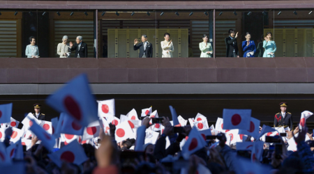 Japan emperor wishes for peaceful year in New Year's address