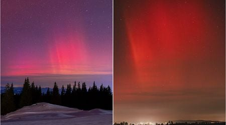 How the Northern Lights Were Seen in the Romanian Sky on the First Day of 2025