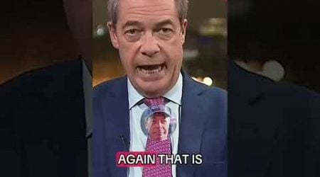 Nigel Farage talks about rapid decrease in white population. #politics #uk #capcut #capcutcaptions