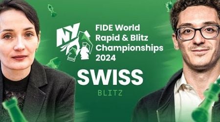 Magnus Returns!! FIDE World Blitz Championship 2024 | Swiss Stage Rds 1-13