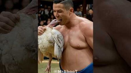 Messi vs Ronaldo: The Ultimate Sumo Battle #football #messi #cristianoronaldo