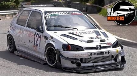 400+Hp/820Kg PEUGEOT 106 GTi Turbo || INSANE ONBOARD Action