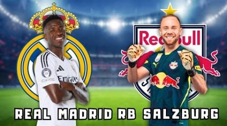 Champions league 24/25 | Real Madrid VS RB Salzburg highligts | #vinicius #championsleague #mbappe