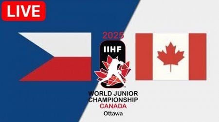 Canada vs Czech Republic Live | 2024 IIHF World Junior Championship U20