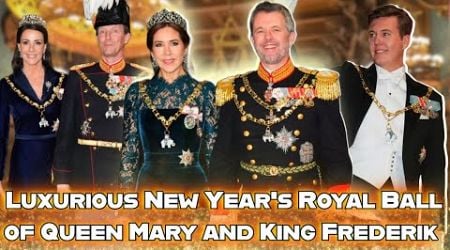 Luxurious Royal New Year&#39;s Ball of Queen Mary and King Frederik Featuring Prince Christian&#39;s Debut