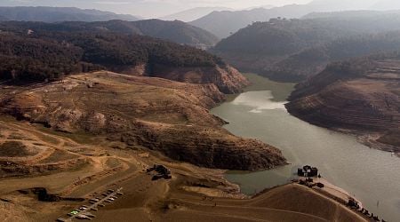 Reservoirs in Spain are 5% fuller than a year ago following autumn downpours