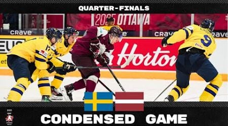 Condensed Game: Sweden vs Latvia | 2025 #WorldJuniors