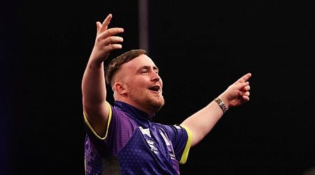 What time and TV station is the world darts final between Luke Littler and Michael Van Gerwen?