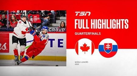 2025 World Junior Championship Highlights: Czechia vs. Canada