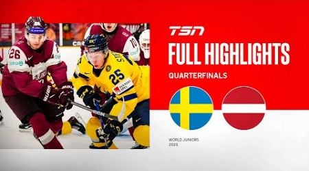 2025 World Junior Championship Highlights: Sweden vs Latvia