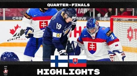 Finland vs Slovakia Game Highlights | 2025 #WorldJuniors