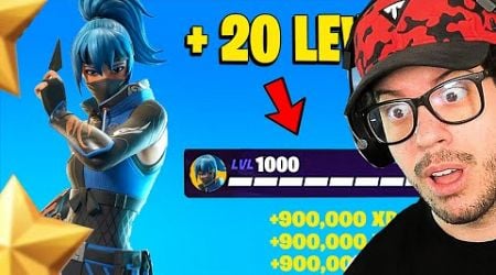 NEW BEST *NO TIMER* FORTNITE XP MAP to FARM &amp; LEVEL UP for RENEGADE RAIDER in WINTERFEST UPDATE