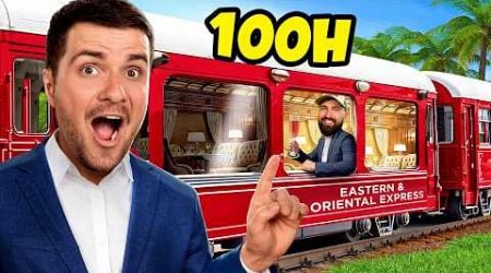 100H DANS LE TRAIN LE PLUS LUXUEUX DU MONDE !