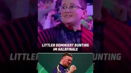 Luke Littler dominiert Stephen Bunting im englischen Halbfinale #DartsWM