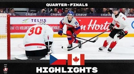 Highlights: Czechia vs Canada | 2025 #WorldJuniors