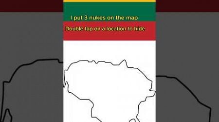 I put nukes on the map of Lithuania...#shorts