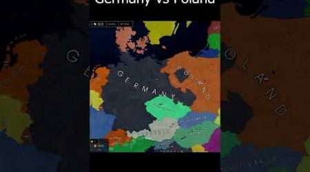 Germany vs Poland #history #map #ageofcivilizations2 #ageofhistory2 #ageofhistory2ii #geopolitics