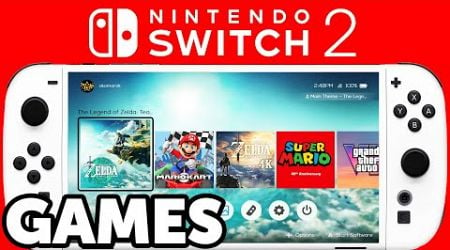 Nintendo Switch 2 Launch Year Games!