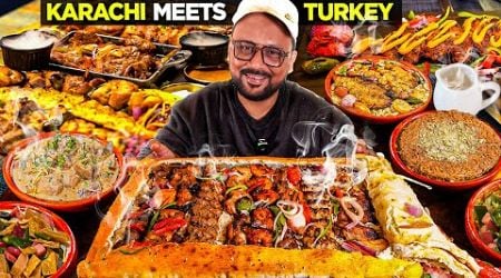 Best Meat Platters, SeaFood, Kababs, Kunafa | Karachi Meets Turkey | Pakistani Food