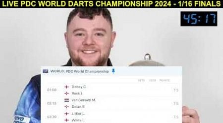 PDC WORLD DARTS CHAMPIONSHIP 2024 - 1/16 FINALS LIVE | M GERWEN VS B DOLAN | LITTLER VS WHITE LIVE