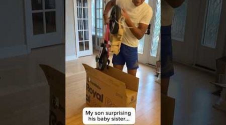 It was the best surprise her big brother ever gave her #bigbrother #surprise