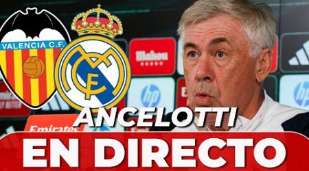 ANCELOTTI EN DIRECTO | RUEDA DE PRENSA VALENCIA - REAL MADRID