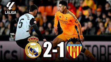 REAL MADRID vs VALENCIA 2-1 | GOLES y RESUMEN del PARTIDO | LA LIGA