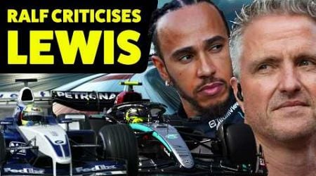 Ralf Schumacher SNUBS Hamilton&#39;s achievments!