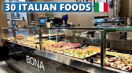 30 ITALIAN FOODS You Must Try - From Neapolitan Pizza to Sicilian Horse Meat IT