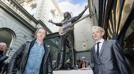 Statue of Irish musician Rory Gallagher unveiled in Belfast