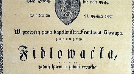 December 21,1834: First public rendition of the song that was to become the Czech national anthem 