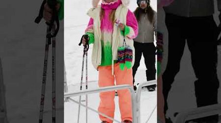 Heidi Klum goes Skiing - what you think about this outfit? Style or Fail? #heidiklum #klumheidi