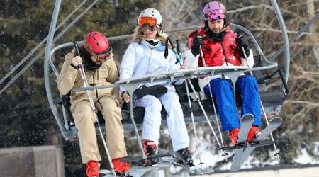 Heidi Klum machte mit den Kaulitz-Zwillingen das Skigebiet unsicher