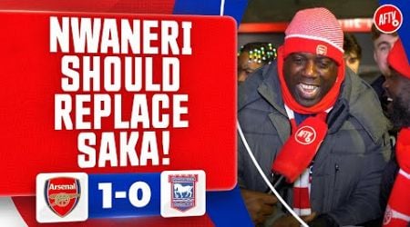 Nwaneri Should Replace Saka! (Belgium) | Arsenal 1-0 Ipswich