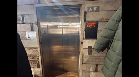 Thyssenkrupp VR Hydraulic Elevator @ Superdry in Herald Square in Midtown Manhattan NY