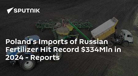 Poland's Imports of Russian Fertilizer Hit Record $334Mln in 2024 - Reports