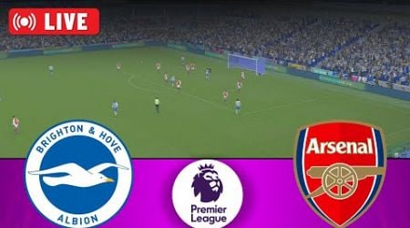 BRIGHTON vs ARSENAL LIVE | English Premier League 2024-25 | eFootball Match Today