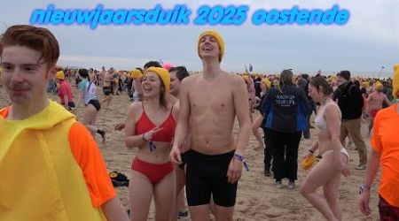 Nieuwjaarsduik 2025 grootste in oostende