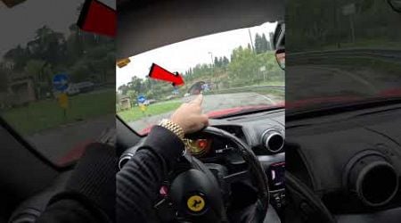 &quot;No Speed Limit&quot; with a Ferrari in Italy #shorts